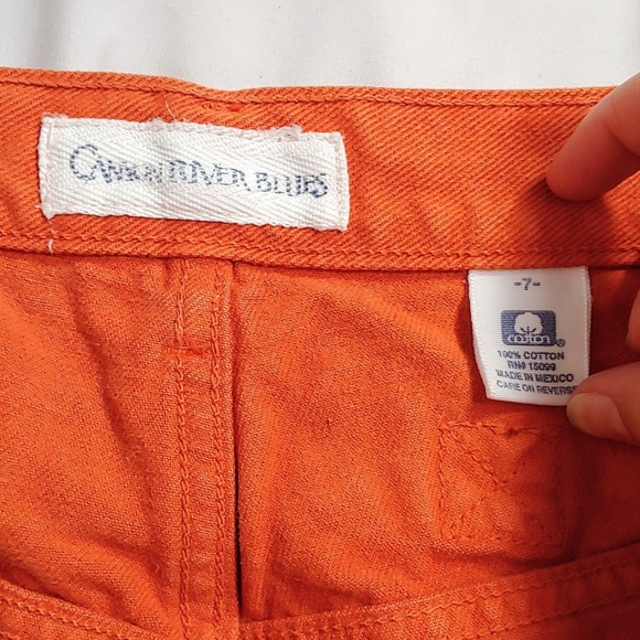 SOLD 90s vintage buckle back straight leg jeans - Picture 4 of 4